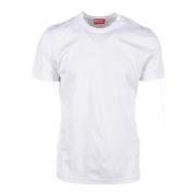 Diesel Bomull T-shirt White, Herr