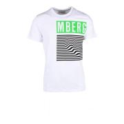 Bikkembergs Vit T-shirt för män White, Herr