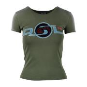 Diesel T-Shirts Green, Dam