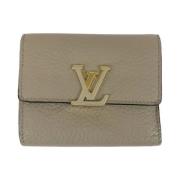 Louis Vuitton Vintage Pre-owned Laeder plnbcker Beige, Dam