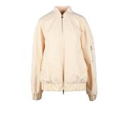 Patrizia Pepe Stiligt polyester ytterplagg Beige, Dam