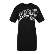 Richmond Sportig Bomull T-shirt Black, Dam