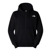 The North Face Enkel Dome Full Zip Hoodie Black, Herr