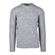 Drumohr Ull Cashmere Blandning Stickad Tröja Gray, Herr