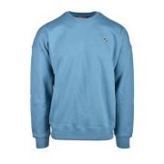 Diesel Aqua Sweatshirt för Män Blue, Herr