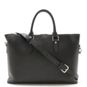 Louis Vuitton Vintage Pre-owned Laeder axelremsvskor Black, Herr