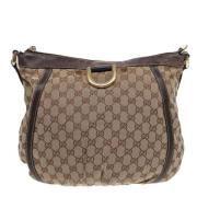 Gucci Vintage Pre-owned Canvas gucci-vskor Brown, Dam