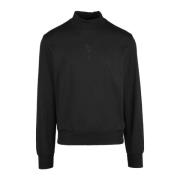 Bikkembergs Svart Sweatshirt för Män Black, Herr