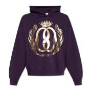 Bally Hoodie med logotyp Purple, Herr