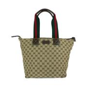 Gucci Vintage Pre-owned Canvas gucci-vskor Brown, Dam