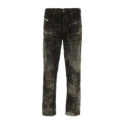 Diesel Stiliga mörkblå denim jeans Multicolor, Herr