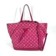 Louis Vuitton Vintage Pre-owned Tyg louis-vuitton-vskor Pink, Dam