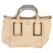 Chloé Pre-owned Pre-owned Laeder handvskor Beige, Dam