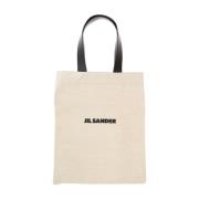 Jil Sander Canvas Logo Beige Väska Beige, Herr