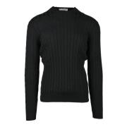 Filippo De Laurentiis Bomull Stilig Maglia Black, Herr