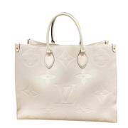 Louis Vuitton Vintage Pre-owned Canvas handvskor Beige, Dam