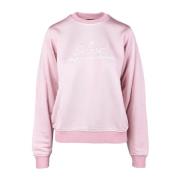 Diesel Rosa Sweatshirt för Kvinnor Pink, Dam