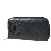 Chanel Vintage Pre-owned Laeder plnbcker Black, Dam