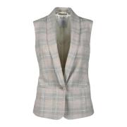 Eleventy Gilet Beige, Dam