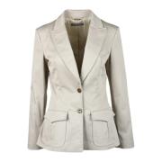 Alberta Ferretti Jacka Beige, Dam