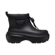 Crocs Stomp Puff Unisex Stövlar Black, Dam