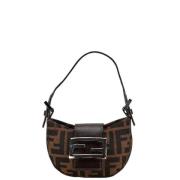 Fendi Vintage Pre-owned Canvas handvskor Brown, Dam