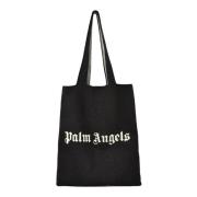 Palm Angels Ullblandad Axelväska Black, Herr