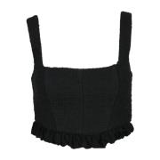 Pinko Stilren Stickad Topp Black, Dam