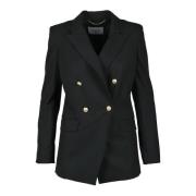 Marella Elegant Blazer med Polyesterblandning Black, Dam