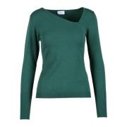 Marella Elegant Stickad Topp Green, Dam