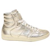 Yves Saint Laurent Vintage Pre-owned Laeder sneakers Yellow, Herr