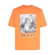 Heron Preston Ljusorange T-shirts och Polos Orange, Herr