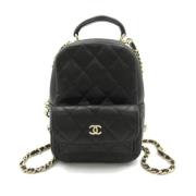 Chanel Vintage Pre-owned Laeder chanel-vskor Black, Dam