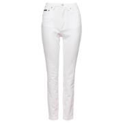 Dolce & Gabbana Denim Mode Jeans White, Dam