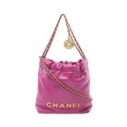 Chanel Vintage Pre-owned Laeder chanel-vskor Pink, Dam