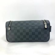 Louis Vuitton Vintage Pre-owned Tyg louis-vuitton-vskor Black, Dam