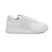 Givenchy Vita lädersneakers med perforerad tå White, Herr