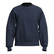 Hugo Boss Denim Jersey Sweater Bekväm Stilren Avslappnad Blue, Herr