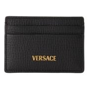 Versace Myth Läderkorthållare Black, Herr