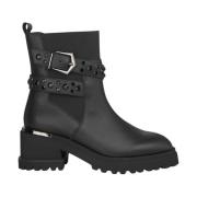 ALMA EN PENA Ankelboots med nitardetaljer Black, Dam