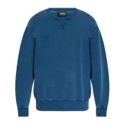 A.p.c. Sweatshirt Label Blue, Herr