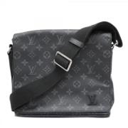 Louis Vuitton Vintage Pre-owned Tyg axelremsvskor Black, Dam