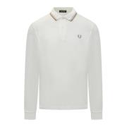 Fred Perry Twin Skjorta för Män Beige, Herr