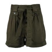 Woolrich Bomullsblandning Bermuda Shorts Green, Dam