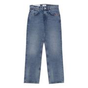 Amish Denim Herrjeans med Rak Ben Blue, Herr