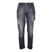 Daniele Alessandrini Slim-fit Jeans Black, Herr