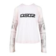 Dsquared2 Tshirt Pink, Dam