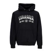 Thrasher Taggtråd Svart Hoodie Sweatshirt Black, Herr