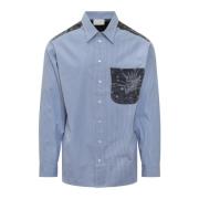 Pierre-Louis Mascia Casual Shirts Blue, Herr