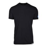 Dsquared2 Bomull Elastan Underkläder T-shirt Black, Herr